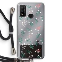 Small white flowers: Huawei P Smart (2020) Transparant Hoesje met koord