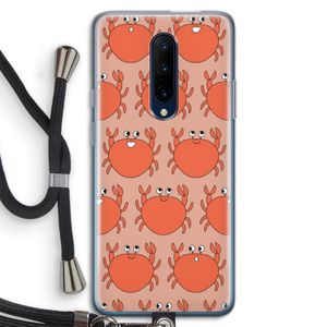 Krab: OnePlus 7 Pro Transparant Hoesje met koord