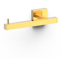 Tres Quadro toiletrol houder vierkant 24k Goud glans