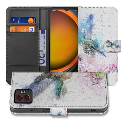 Samsung Galaxy Xcover 7 Pro Vogel Print Design | Book Case | & Portemonnee Hoesje | Portemonnee hoesje