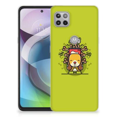 Motorola Moto G 5G Telefoonhoesje met Naam Doggy Biscuit Motorola Moto G 5G Telefoonhoesje met Naam Doggy Biscuit