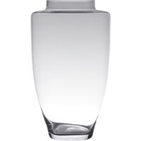 Transparante luxe grote vaas/vazen van glas 45 x 26 cm   - - thumbnail