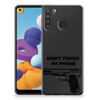 Samsung Galaxy A21 Silicone-hoesje Pistol DTMP - thumbnail