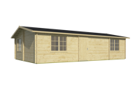 Blokhut - Tuinhuis Navarra | 44 mm | onbehandeld