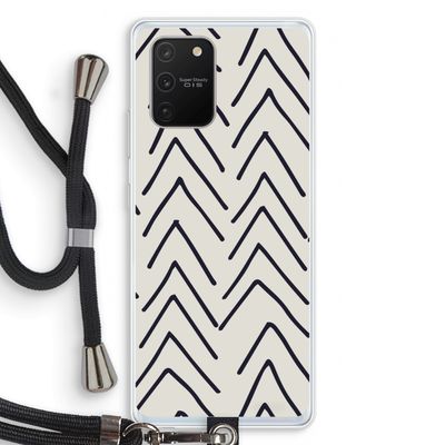 Marrakech Arrows: Samsung Galaxy S10 Lite Transparant Hoesje met koord