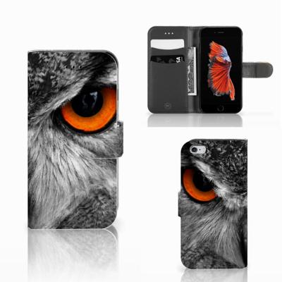 Apple iPhone 6 | 6s | Telefoonhoesje | Met pasjeshouder | Uil
