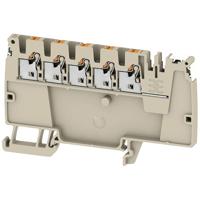 Weidmüller 2675470000 Verdeler-serieklem Push-In-klem, Steekaansluiting Donkerbeige 50 stuk(s)