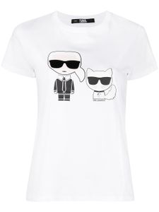 Karl Lagerfeld t-shirt Ikon - Blanc