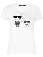 Karl Lagerfeld t-shirt Ikon - Blanc Karl Lagerfeld t-shirt Ikon - Blanc