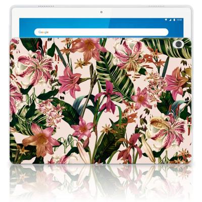 Lenovo Tab M10 | Siliconen hoesje | Flowers