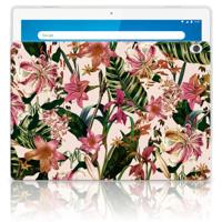 Lenovo Tab M10 | Siliconen hoesje | Flowers