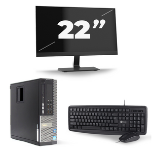 Dell Optiplex 7010 SFF - Intel Core i5-3e Generatie - 8GB RAM - 256GB SSD - Windows 10 + 1x 22 inch Monitor