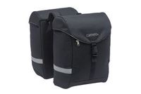 New Cameo sports dubbele fietstas zwart 28l - thumbnail