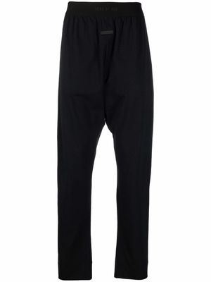 Fear Of God pantalon en coton à taille à logo - Noir