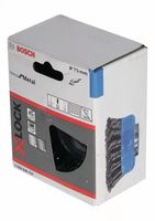 Bosch Accessories 2608620727 Potborstel X-Lock Heavy for Metal, 75 mm, 0,5 mm, gevlochten staaldraad 1 stuk(s) - thumbnail