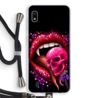 Dodelijk zoet: Samsung Galaxy A10 Transparant Hoesje met koord