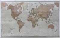 Wereldkaart 90ML Antiek & politiek, 136 x 84 cm | Maps International
