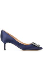 Manolo Blahnik escarpins Hangisi - Bleu - thumbnail