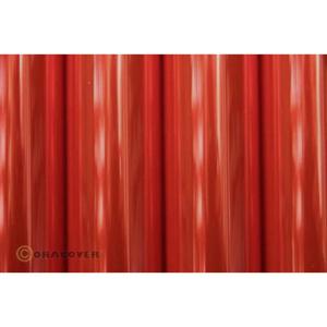 Oracover 21-026-002 Strijkfolie (l x b) 2 m x 60 cm Rood (transparant-fluorescerend)