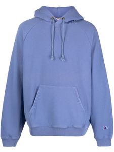 Champion hoodie à patch logo - Bleu