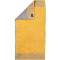 Cawö Cawo Two-Tone Handdoek Curry 50x100
