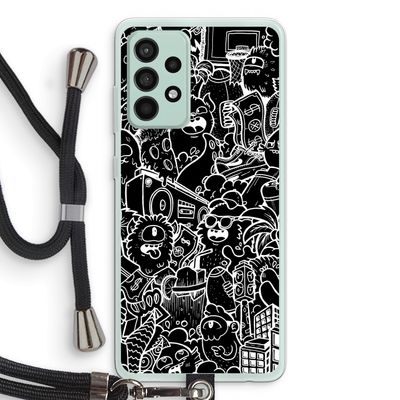 Vexx Black City : Samsung Galaxy A52s 5G Transparant Hoesje met koord