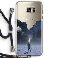 Wanderlust: Samsung Galaxy S7 Edge Transparant Hoesje met koord