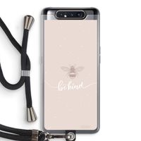Be(e) kind: Samsung Galaxy A80 Transparant Hoesje met koord