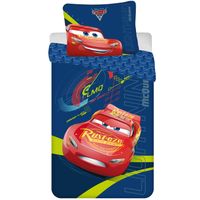 Disney Cars Dekbedovertrek, McQueen - Eenpersoons - 140 x 200 cm - Katoen - thumbnail