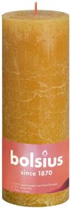 Bolsius Rustiekkaars shine 190/68 honeycomb yellow