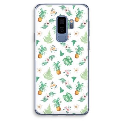 Ananas bladeren: Samsung Galaxy S9 Plus Transparant Hoesje