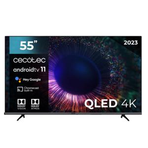 Cecotec VQU11055+ 4K Android Smart QLED TV (2023) 55"