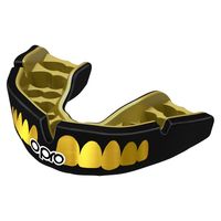 OPRO 790002 Instant Custom Dentist Fit Teeth Mouthguard - Black/Gold - SR