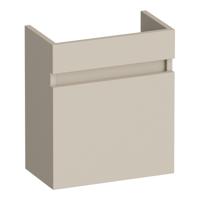 Brauer Joy Fonteinkast - 40 cm - met 1 Deur Greeploos Rechtsdraaiend - Mat Beige