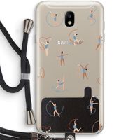 Dancing #3: Samsung Galaxy J7 (2017) Transparant Hoesje met koord Dancing #3: Samsung Galaxy J7 (2017) Transparant Hoesje met koord