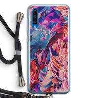 Pink Orchard: Samsung Galaxy A50 Transparant Hoesje met koord