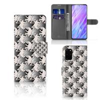 Samsung Galaxy S20 Plus | Telefoonhoesje | Met pasjeshouder | Salamander Grey