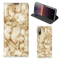 Sony Xperia L4 | Standcase | Marmer Goud