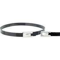 WKK ART006293 RVS-kabelbinder 680 mm 7.60 mm Zwart 1 stuk(s)