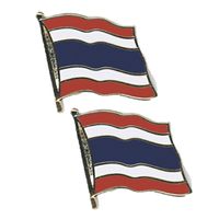 4x stuks pin broche speldje vlag Thailand 20 mm