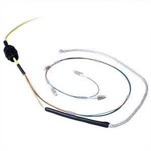 ACT 200 meter Singlemode 9/125 OS2 indoor/outdoor kabel 4 voudig met LC connectoren