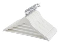 W5 Houten kledinghangers 20 stuks (Wit)