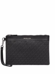 Michael Kors pochette de voyage à motif monogrammé - Noir