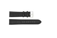 Horlogeband Universeel 805.01.24 Leder Zwart 24mm