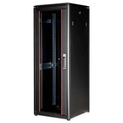 ROLINE 19-inch netwerkkast Pro 32 U, 600x600 BxD Glazen deur zwart