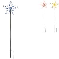 (R) Tuinprikker solar spinner LED metaal 130 cm 3 assorti | 3 stuks