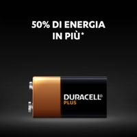 Duracell Plus Power Batterij blok 6LR61 9V - thumbnail