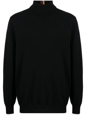 Paul Smith pull à détails rayés - Noir