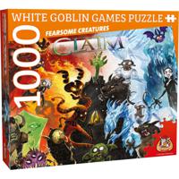 White Goblin Games Claim Puzzle: Fearsome Creatures - thumbnail