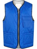 Mackintosh gilet GENERAL à fermeture zippée - Bleu